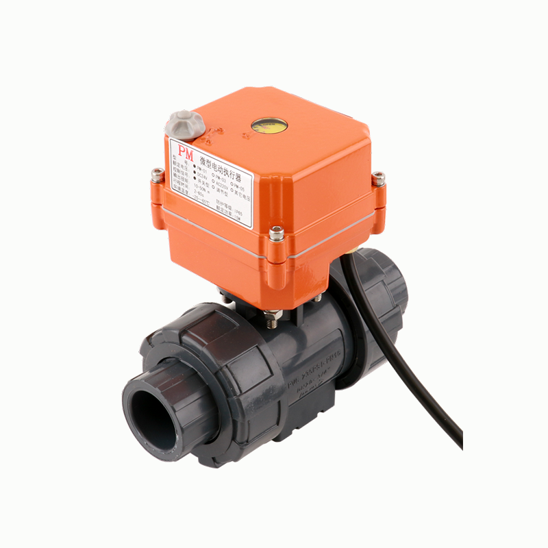 PM-01K UPVC 双由令开关型电动球阀